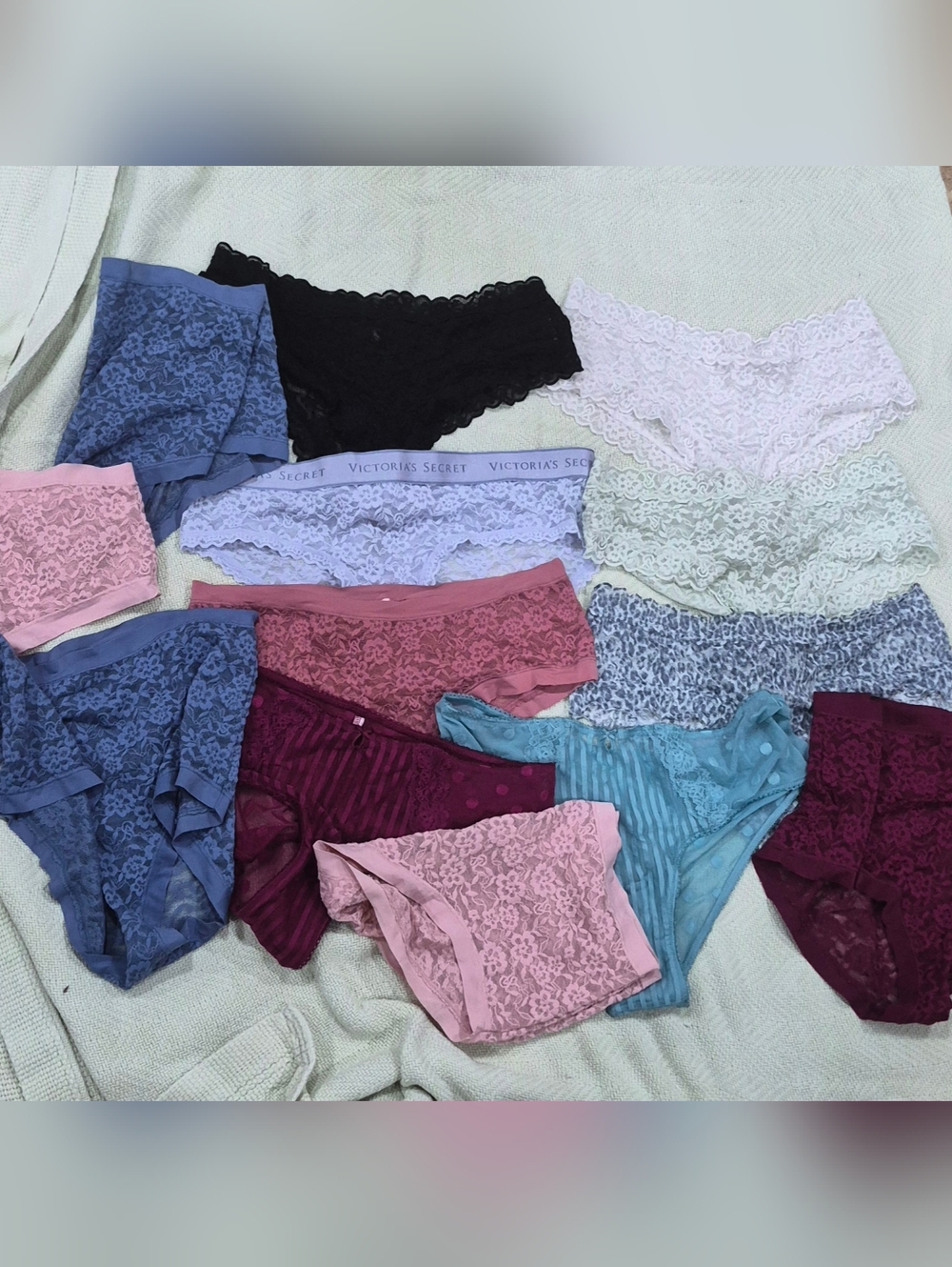 Victoria secret pink panties lot Lg/XL